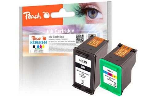 Peach Spar Pack Druckköpfe kompatibel zu HP No. 339, C8767E, No. 344, C9363E