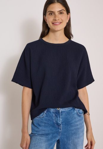 cecil, Dropped Shoulder Blusenshirt in Unifarbe