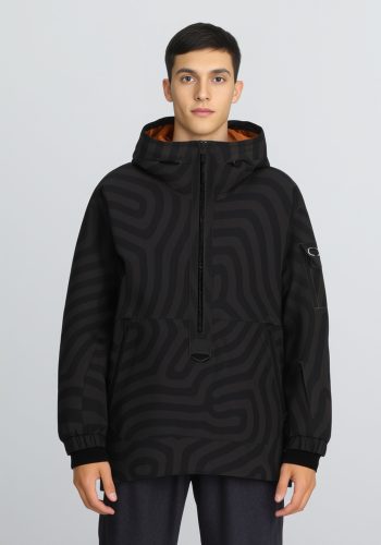 CMP Winterjacke mit Kapuze mit Reissverschlusstaschen, po-bedeckende Länge