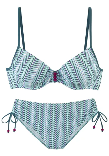 Vivance, Vivance Bügel-Bikini mit Zierperlen