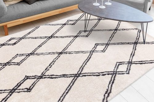 me gusta, me gusta Teppich »Orlando 125«, rechteckig, Weicher Hochflorteppich, dezent gestaltet,Fussbodenheizung geeignet