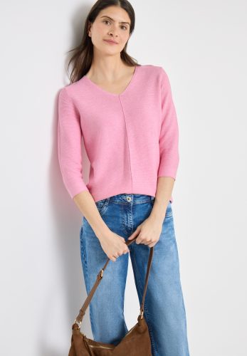 Cecil Strickpullover 3/4-Arm mit Viskose