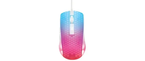 DELTACO, DELTACO Ultralight Gaming Mouse, RGB GAM-144-W Semi-Transparent, WM87,White