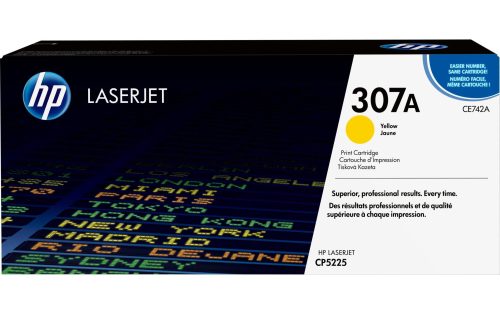 HP, HP Toner-Modul 307A yellow CE742A Color LJ CP5225 7300 Seiten