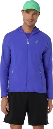 Asics, Asics Laufjacke "ROAD PACKABLE JACKET" mit Kapuze Übergangsjacke