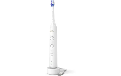 Philips Sonicare, Philips Sonicare Elektrische Zahnbürste "Series 6500 HX7410/02" 2 Stk. Aufsteckbürsten mit Andruckkontrolle, 3 Intensitätsstufen, inkl. Ladegerät, Reiseetui