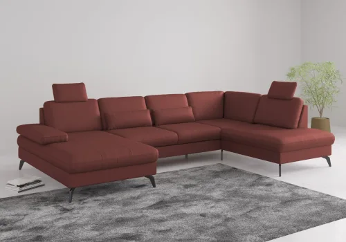 Sit & More, sit&more Wohnlandschaft "Morris Jubi" wahlweise mit Armteilverstellung, Bettfunktion & Bettkasten