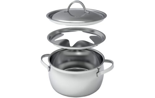 Kisag - Fleischfondue-Caquelon, 16CM/1.6L, Chrom
