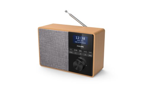Philips - Tragbares  Radio TAR5505/10 – Kompaktes und kraftvolles Klangerlebnis, Grau