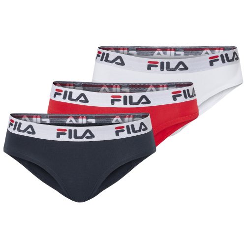 FILA, Fila Slip »WOMAN BRIEF« 3er Pack, mit elastischem Logobund