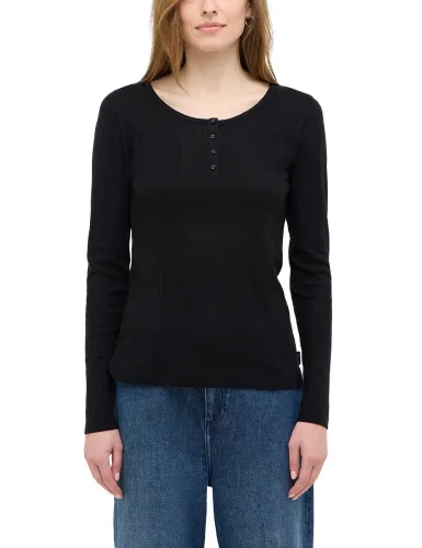 Mustang, MUSTANG Langarmshirt "Damen Style Hope"