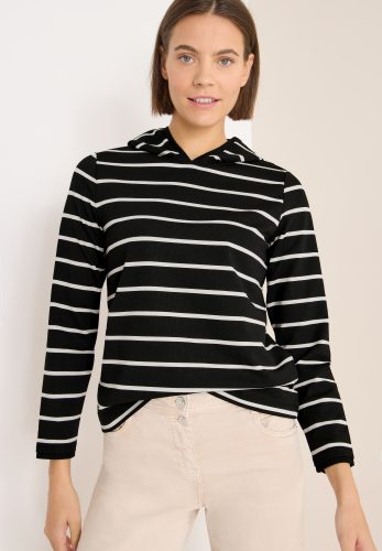 Cecil Hoodie, gestreift, mit Kapuze