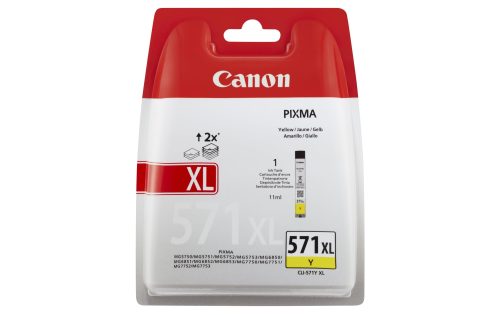 Canon, CANON Tintenpatrone XL yellow CLI-571XLY PIXMA MG5750 11ml