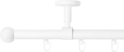 Sn Deco Group, SN DECO GROUP Gardinenstange "Gardinenstange Innenlauf Strassburg Ø 19 mm, 1-läufig, Fixmass" Ø 19 mm Fixmass;kürzbar