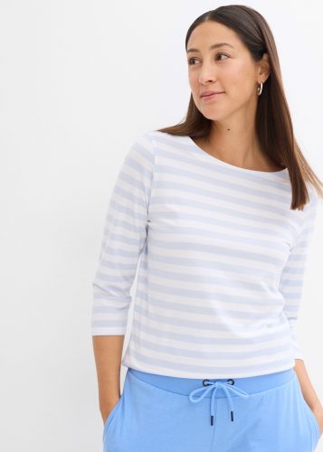 bonprix T-Shirt 1 bequeme Passform, 3/4-Ärmel, für Frühling und Sommer