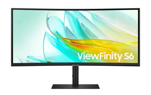 Samsung, Samsung ViewFinity S6 LS34C652UAU LED-Monitor EEK G (A - G) 86.4 cm (34 Zoll) 3440 x 1440 Pixel 21:9 5 ms DisplayPort,