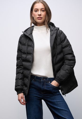 STREET ONE Steppjacke mit Kapuze mit Kapuze