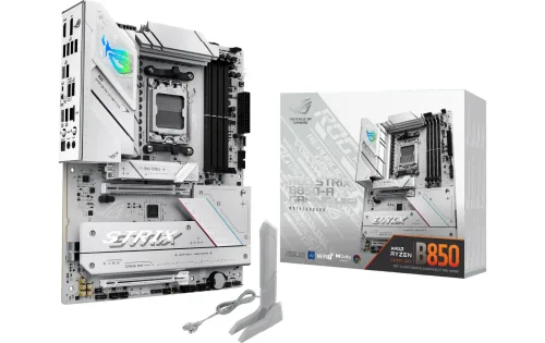 ASUS, Asus ROG STRIX B850-A Mainboard Sockel (PC) AMD® AM5 Formfaktor (Details) ATX Mainboard-Chipsatz AMD® B850