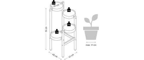 Kesper, Blumenständer