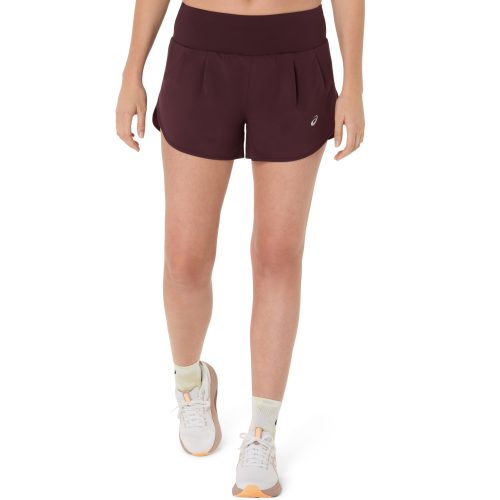 Asics - Shorts, ROAD 3.5IN SHORT Lady, XS, Bordeaux