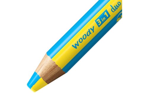 Stabilo, STABILO Farbstifte Woody 3in1 8826-2 Spitzer 6 St&uuml;ck
