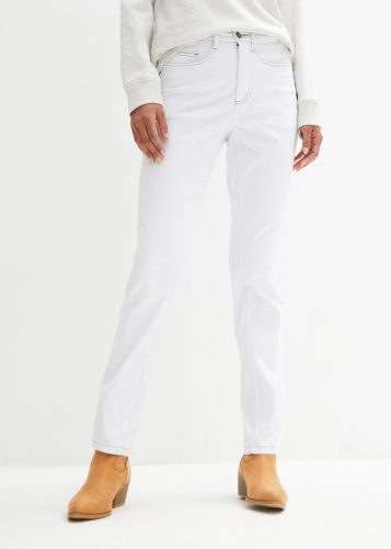 bonprix Straight-Jeans 1 Regular Fit, Komfort-Stretch-Material, leichte Stoffqualität