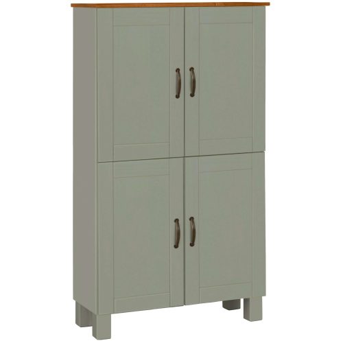 HOME AFFAIRE, Home affaire Midischrank »Rodby«, FSC®-zertifiziertes Massivholz, Breite 75cm, Höhe 130cm
