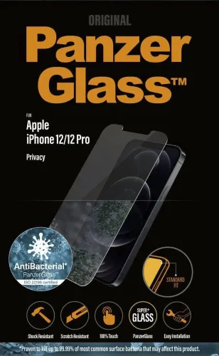 PanzerGlass, PanzerGlass - Folie iPhone 12 / 12 Pro Privacy, Transparent, One Size
