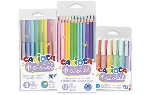 Carioca, Carioca Set Pastell 26 Stück, Mehrfarbig