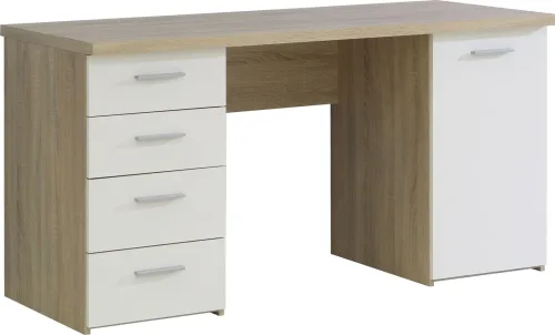 Forte, FORTE Schreibtisch "Netta" Breite 145 cm, mit Schubladen