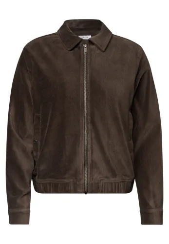 cecil, Blouson aus Cord mit Hemdkragen