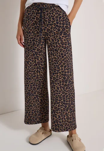 cecil, Wide Leg Hose in Silk-Touch-Qualität