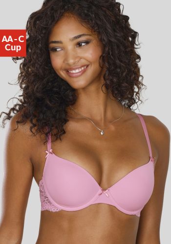 Nuance by Lascana Schalen-BH im Rücken aus Spitze, Cups aus Microtouch, Dessous