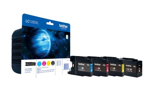 Brother, BROTHER Valuepack Tinte HY CMYBK LC-1280VA MFC-J6510DW 2400/1200 S.