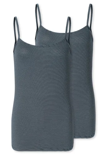 Schiesser, Schiesser - Modal Essentials Spaghetti-Top, für Damen, Marine, Größe 38