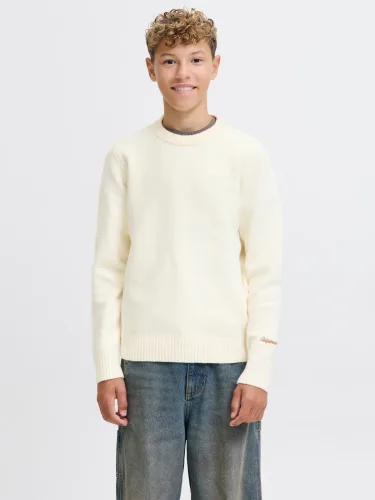 Jack & Jones Junior, Jack & Jones Junior JORNORREBRO Strickpullover - Sea Salt 164 Kids