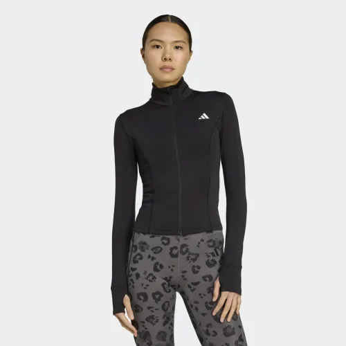 adidas performance, adidas Performance Rollkragenpullover "OPTIME ESSENTIALS FULL-ZIP"