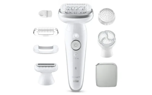 Braun, Braun Epilierer "Silk-épil 9 SES9-061" Rasier-, Trimmer- & Peelingaufsatz, Wet&Dry
