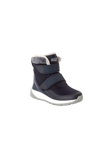 Jack Wolfskin, Jack Wolfskin Wasserdichte Winterstiefel Kinder Polar Wolf Texapore Mid VC Kids 28 dark blue / rose dark blue / rose