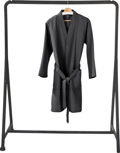 done.®, done.® Damenbademantel »MySense«, Waffelpiqué-Struktur, in leichter Qualität, reine Baumwolle, mit Schalkragen und aufgesetzten Taschen, kurz