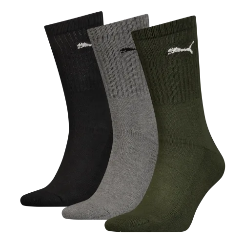 Puma, Puma - Multipack, Socken, für Herren, Khaki, Größe 43-46