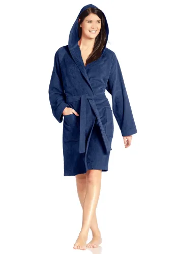 VOSSEN - Texas Bademantel, für Damen, Aquamarine, Größe S