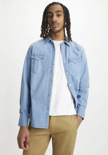 Levi's®, Levi's® - Hemd, kurzarm, für Herren, Blau Denim, Größe S