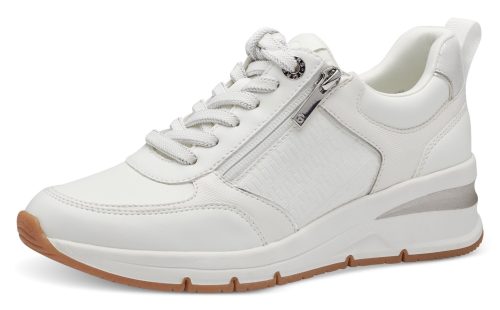 Tamaris Keilsneaker, Freizeitschuh, Halbschuh, Schnürschuh mit Aussenreissverschluss