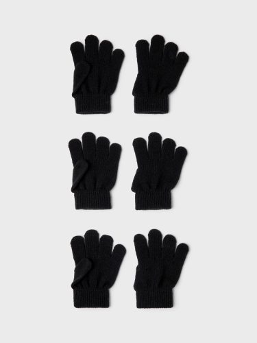 Name It, Fingerhandschuhe NKNMAGIC 3er Pack in black