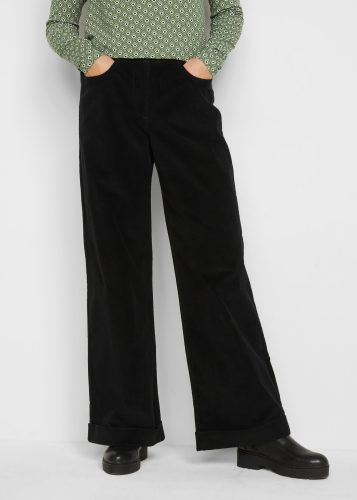 bonprix Cordhose Loose Fit, High-Waist-Design, mit Bequembund