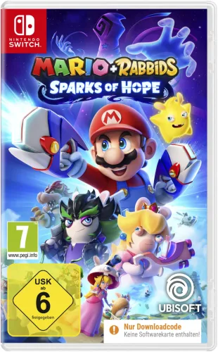 UBISOFT, UBISOFT Spielesoftware "Mario + Rabbids Sparks of Hope (Code in a Box)" Nintendo Switch