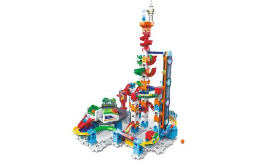 VTech, Vtech® Kugelbahn »Marble Rush Super Sky Tower Set XL300E -FR-«, (143 tlg.)