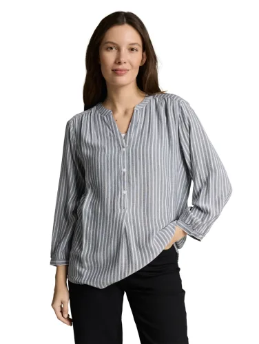 Tom Tailor, TOM TAILOR Klassische Bluse mit Streifen Muster