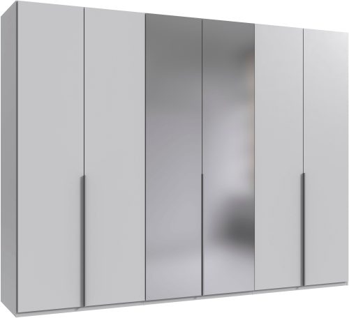 Wimex, Wimex Kleiderschrank »Mugano,in 8 Breiten,3 Höhen,2 Tiefen, viele Farben, Made in Germany«, (in Basic oder Premium Ausstattung mit 2 weiteren Einlegeböden), mit langen oder kurzen Griffen aus Metall, mit oder ohne Spiegel